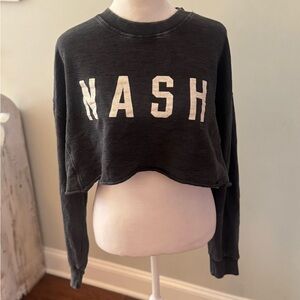 NASH Women's Black Crop Top